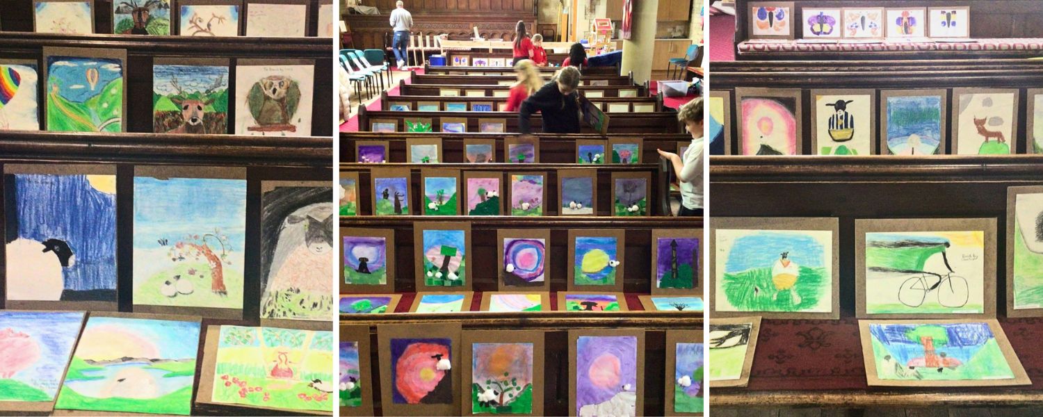 Student artwork inspired by Lucy Pittaway
