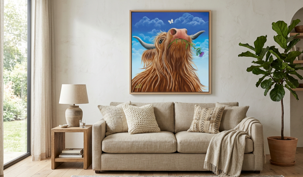 Best Places to Use Big Cow Canvas Wall Art in Your Home 