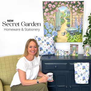 Step Into the Secret Garden Floral Artwork