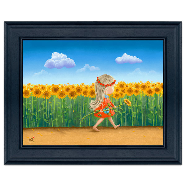 Sunflowers and smiles - Original Artwork
