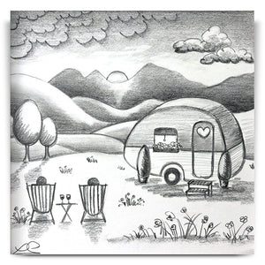 Our Happy Place Original Artist Sketch