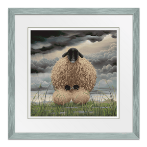 Elements of Love 26" Framed in Dove Grey