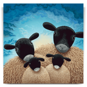 Family Portrait 40" Unframed Canvas