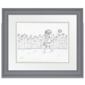 Sunflowers and Smiles Limited Edition Sketch