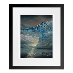 Steel River 9" x 12" Framed in Web Black
