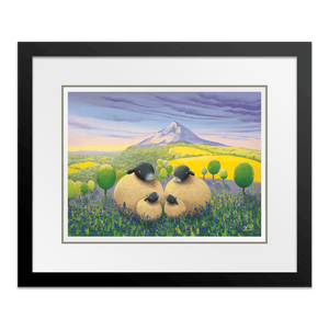 Precious Moments 12" x 9" Framed in Web Black