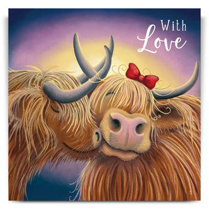 Me and Moo With Love Greetings Card