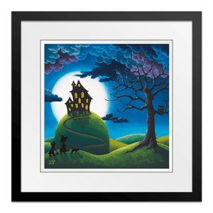Got my Eyes on You 10" Framed in Web Black