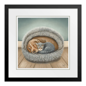 Opposites Attract 10" Framed in Black