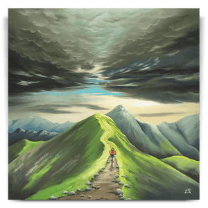 King of the Mountain 40" Unframed Canvas
