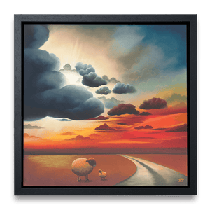 Don't Stop Dreaming 30" Canvas Framed in Black