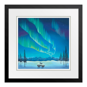 Light Up Your Life 15" Framed in Web Black