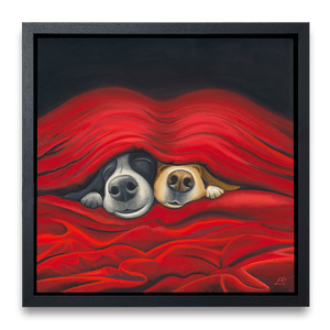Pawfect 30" Canvas Framed in Black