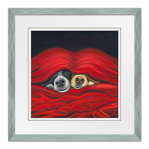 Pawfect 10" Framed in Web Dove Grey