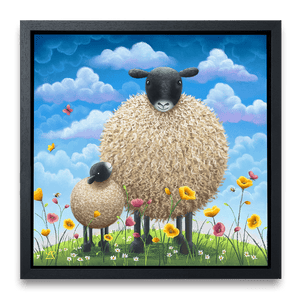 The Look of Love 40" Canvas Framed in Black
