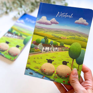 The Heart of Wensleydale - A5 Notebook