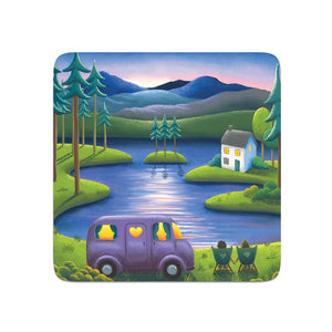 A Little Piece of Paradise Single Coaster