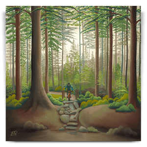Born to Ride 22" Unframed Canvas
