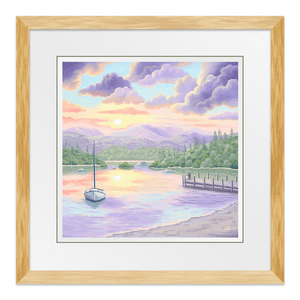 Lakeland Life 10" Framed in Web Oak