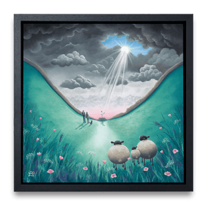 Tree of Hope 40" Canvas Framed in Black
