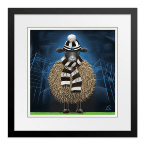 Toon Baaarmy 10" Framed in Web Black