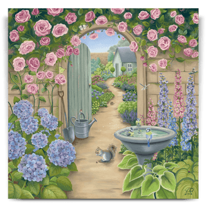 Secret Garden 30" Unframed Canvas