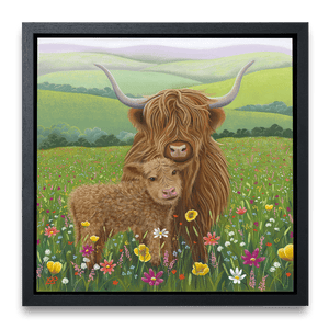 Field of Dreams 30" Canvas Framed in Black