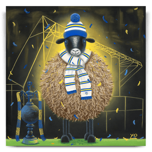 Leeds Ewe-Nited 30" Unframed Canvas
