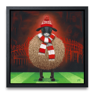 Up the Boro 30" Canvas Framed in Black