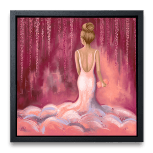 Serenity 40" Canvas Framed in Black