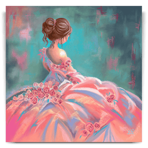 Rose 40" Unframed Canvas
