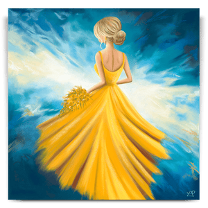 Joy 30" Unframed Canvas