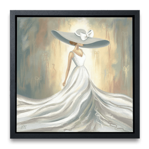 Grace 40" Canvas Framed in Black