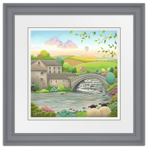 Morning Light on Aysgarth Falls - Artist Proof