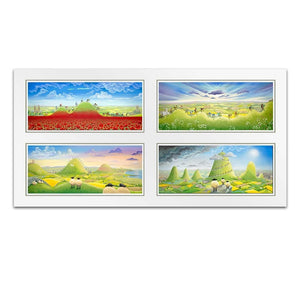 The Four Stages of the Tour de Yorkshire 2018 Cycling Art