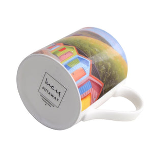Sunrise Stroll by the Sea - Fine Bone China Mug