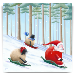 Jingle Trails and Woolly Tails - Original Artwork
