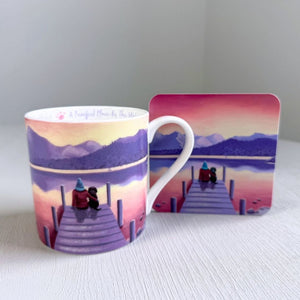 A Pawfect Place by the Water - Single Coaster