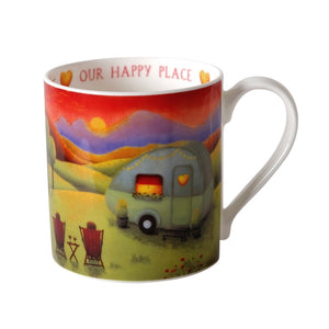 Our Happy Place - Fine Bone China Mug