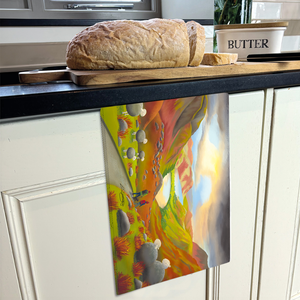 Happy Hiking - Tea Towel