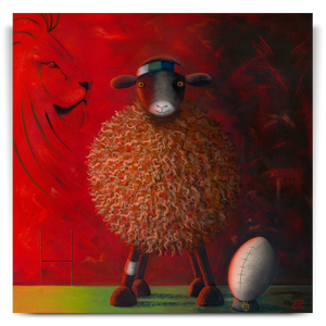 The Lions Ewe-nite - Original Artwork