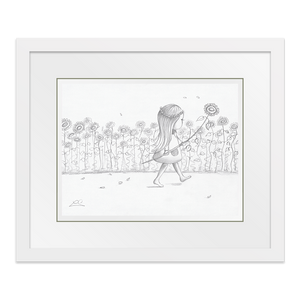 Sunflowers and Smiles Limited Edition Sketch