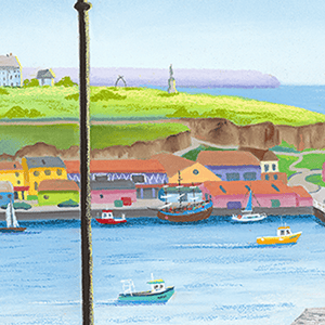 Woolly Wanderers in Whitby - Original Artwork
