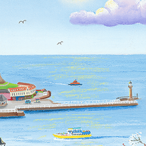 Woolly Wanderers in Whitby - Original Artwork