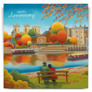 As Time Goes By - Happy Anniversary Card