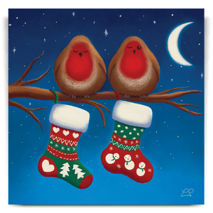 Watching out for Santa - Original Artwork