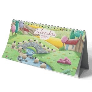 Lucy Pittaway 2027 Monthly Desk Calendar