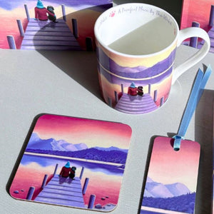 A Pawfect Place by the Water - Single Coaster