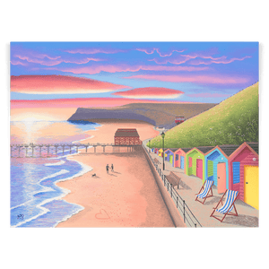 Sunrise Stroll by the Sea - Original Artwork