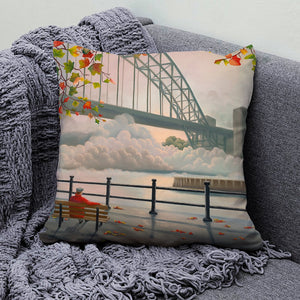 Fog on the Tyne - Cushion